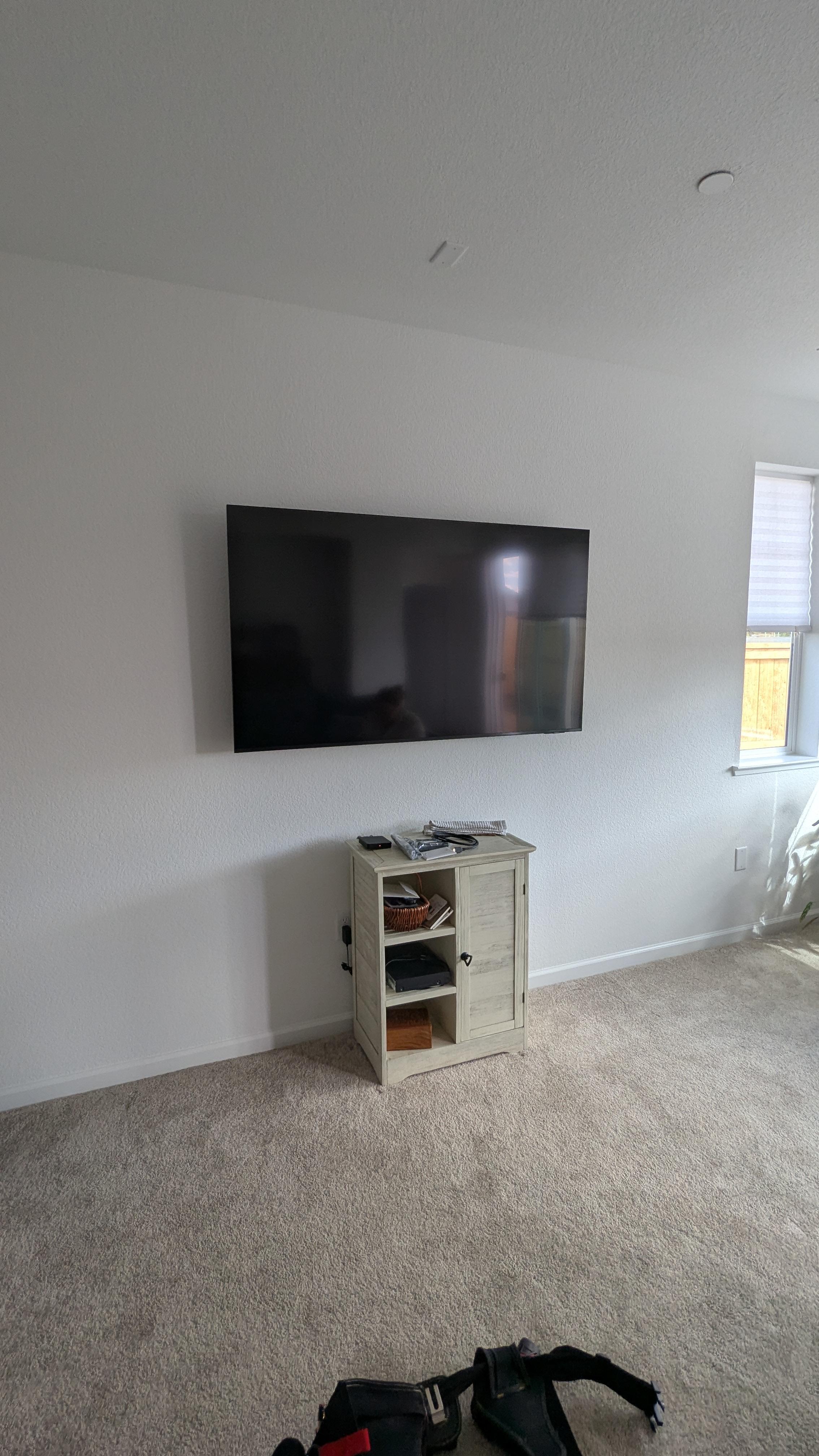 Bedroom TV wall mount in Lincoln, CA