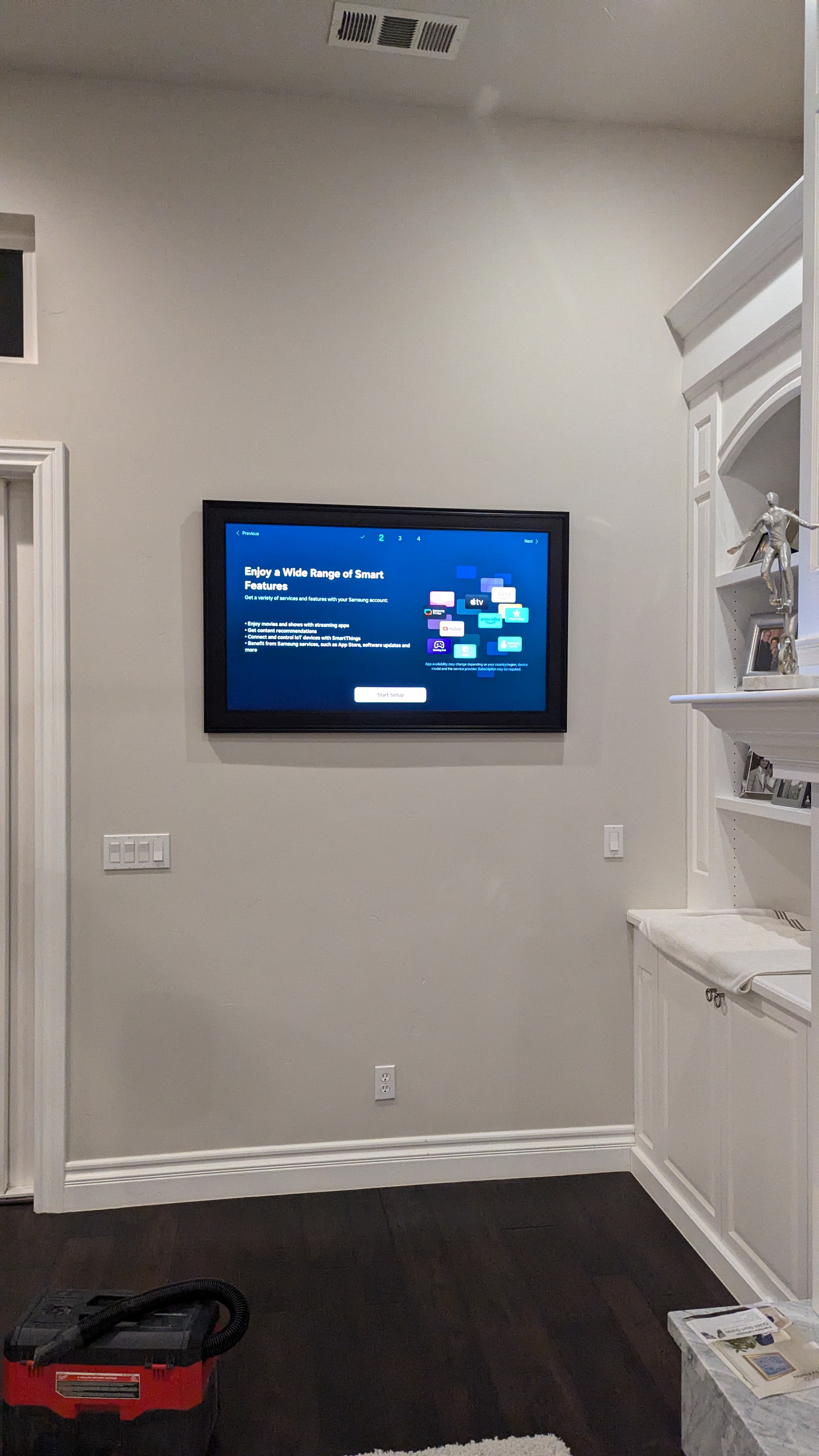Samsung Frame TV installation in Elk Grove, CA